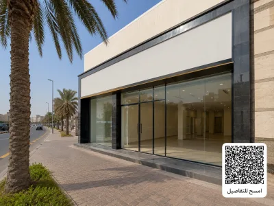 محل تجاري للإيجار على شارع رئيسي بالدمام